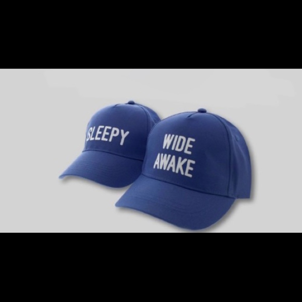 “Sleey” “Wide awake” Great for couples, siblings, friends, family gifts.